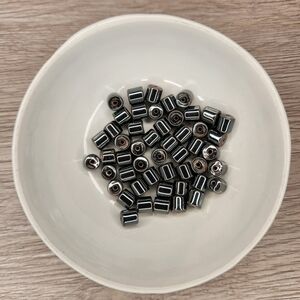 Hemalyke 50 Count 6mm Barrel Drum Beads #50